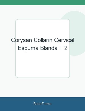 Corysan Collarín cervical espuma blanda T-2