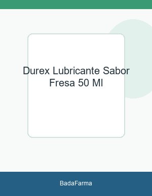 Durex: ▷ Lubricante sabor fresa [ 50ml ]