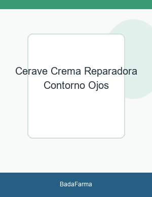 CeraVe: ▷ Crema Reparadora para el Contorno de los Ojos [ 14ML ]