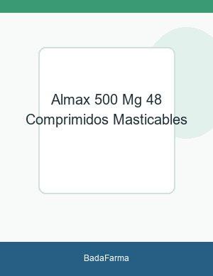 ALMAX 500MG 48COMP MASTICABLES