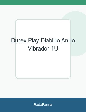 DUREX INTENSE ORGASMIC DIABLILLO