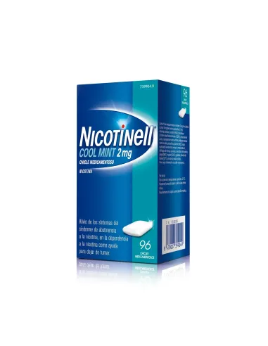 NICOTINELL COOL MINT 2 MG - 96 CHICLES